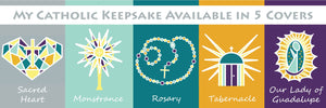 My Catholic Keepsake Baby / Child's Memory Book - Our Lady of Guadalupe Cover | Paperback - Thy Olive Tree