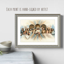Load image into Gallery viewer, The Last Supper - Sacred Art Print in Watercolors
