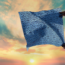 Load image into Gallery viewer, Blue Morpho Butterfly Scarf | Microscopic Wings
