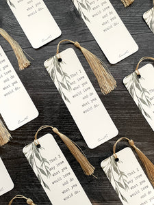 That I May Love Catholic Bookmark