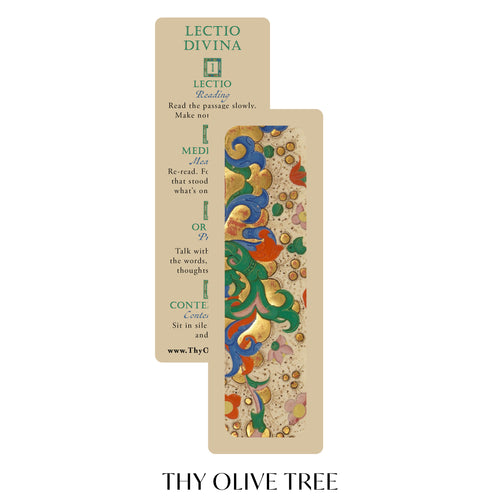 Use this bookmark to guide you in the steps of Lectio Divina. 