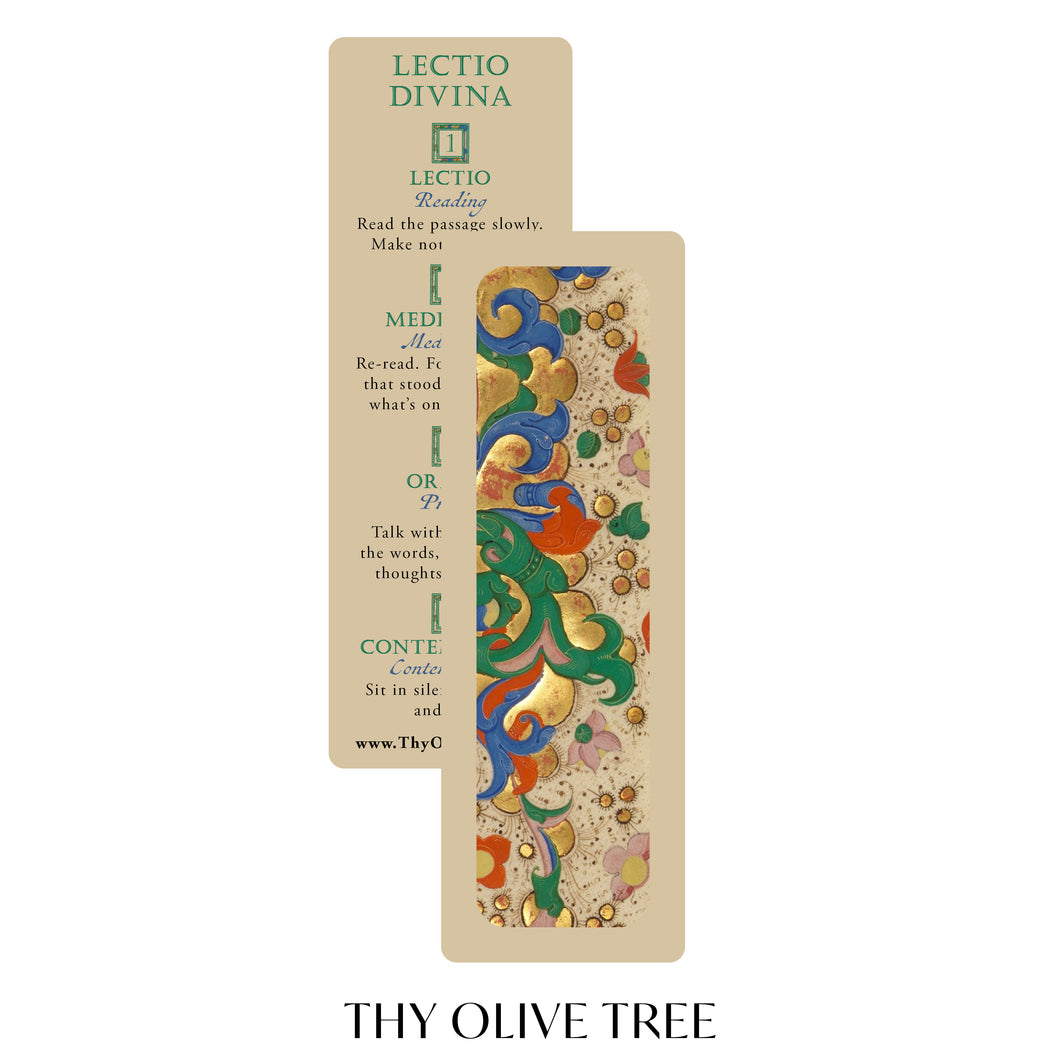 lectio divina catholic bookmark