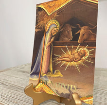 Load image into Gallery viewer, The Nativity: Gold Foil Art Print - Thy Olive Tree - Art Prints -  Catholic Gifts
