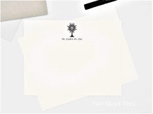 Load image into Gallery viewer, Personalized Catholic Stationery for Priests and Religious / Ordination Gift / Monstrance - Thy Olive Tree - Stationery -  Catholic Gifts

