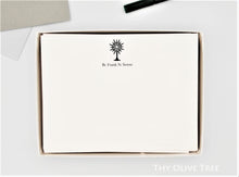 Load image into Gallery viewer, Personalized Catholic Stationery for Priests and Religious / Ordination Gift / Monstrance - Thy Olive Tree - Stationery -  Catholic Gifts

